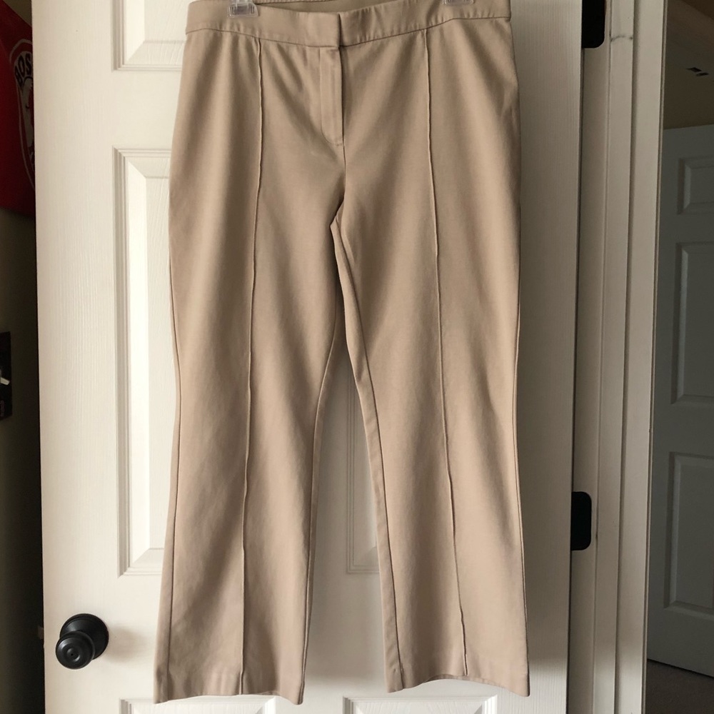 J. Jill Cotton Knit Ponte Crop Pant